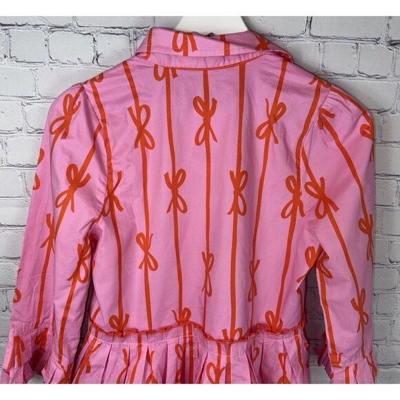 NWT IVY CITY CO Pink Bowie Dress Long Sleeve Dress Size XXS - Picture 8 of 9